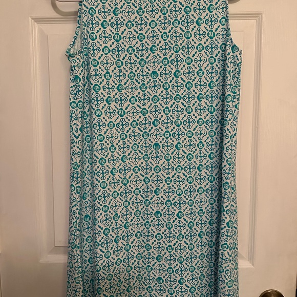J. McLaughlin Teal and White Floral Dress - Picture 2 of 5